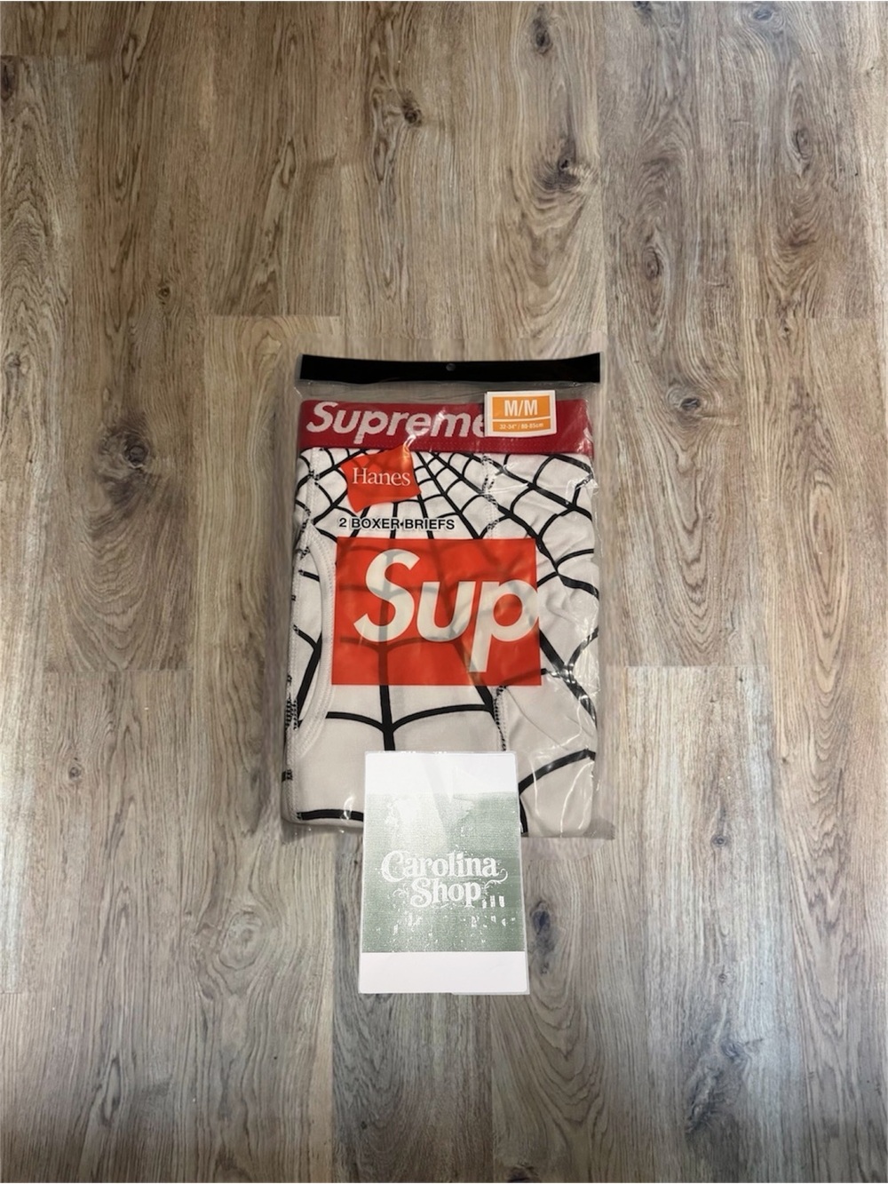 Supreme White Spider-Man Boxer Briefs 2 Pack